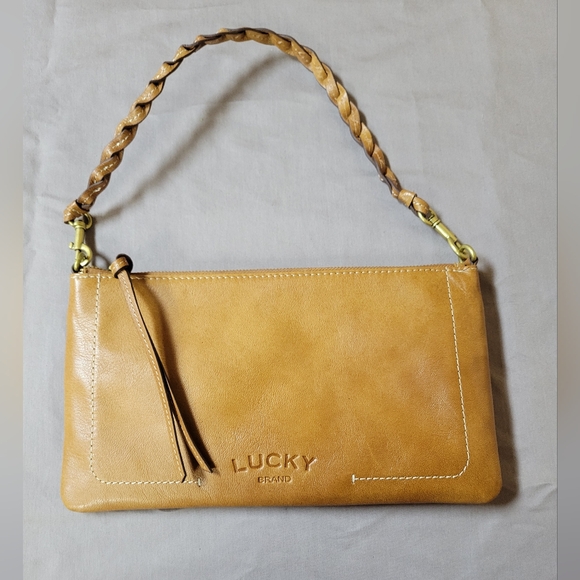 Lucky Brand Leather Shoulder bag/Wristlet/Clutch - Picture 3 of 8